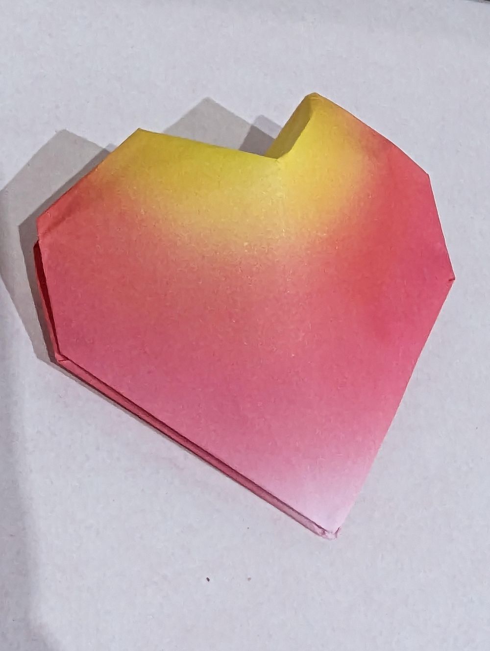 Puffy Origami Heart - image 1 - student project