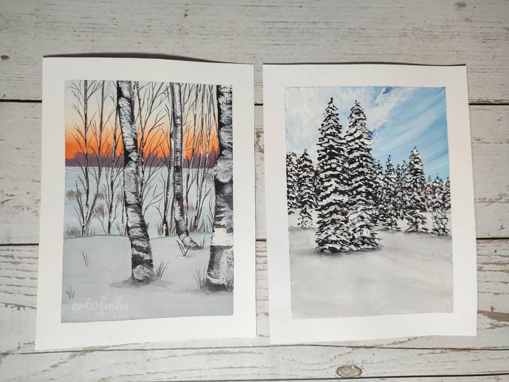 Winter Gouache Series - image 3 - student project