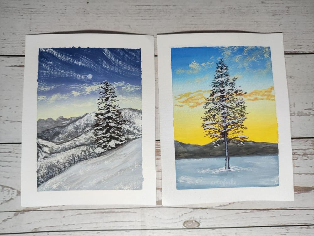 Winter Gouache Series - image 2 - student project
