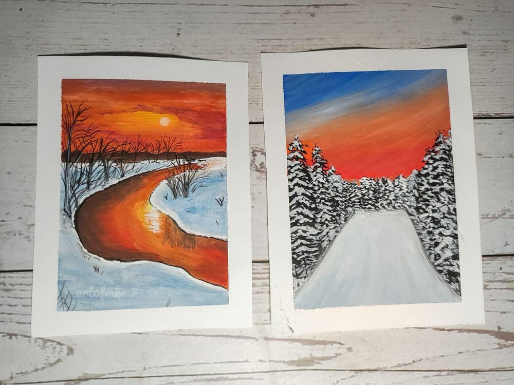 Winter Gouache Series - image 4 - student project