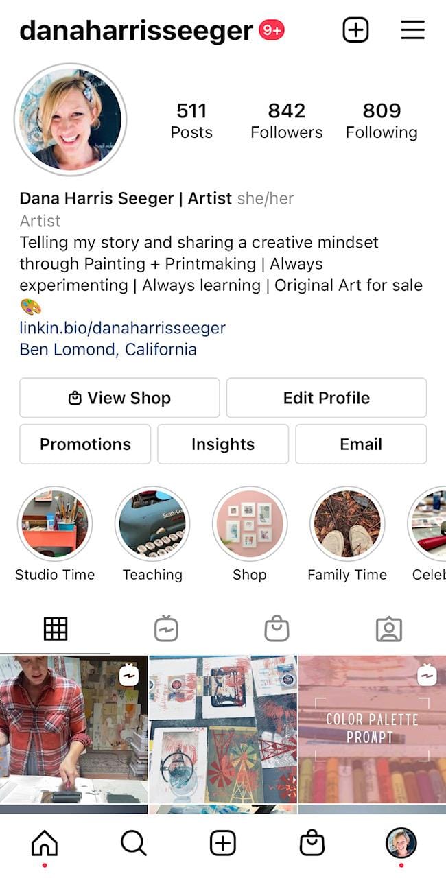 Instagram Profile - image 1 - student project