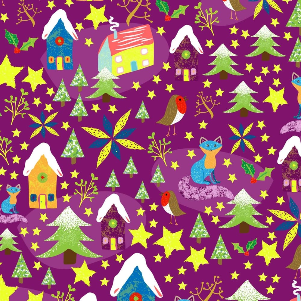 winter forest pattern - image 4 - student project