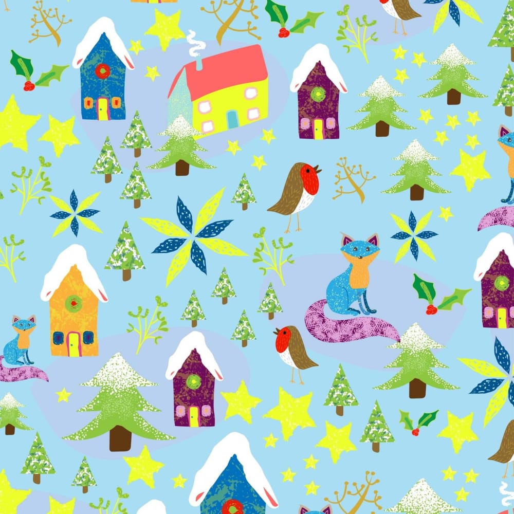 winter forest pattern - image 3 - student project