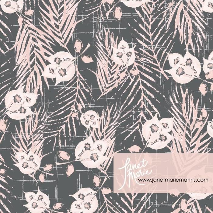 Watercolor Palms Pattern by Janet Marie - image 3 - student project