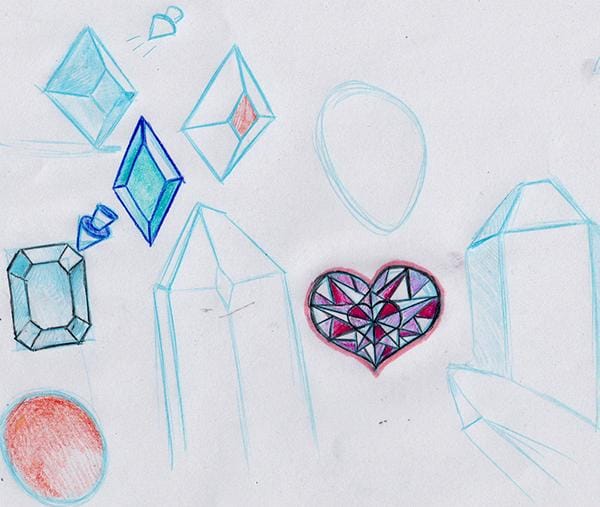 Crystal Sketching (WIP) - image 1 - student project