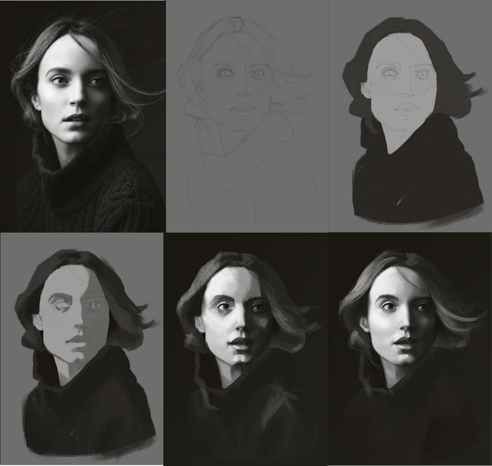 Girl portrait - image 2 - student project