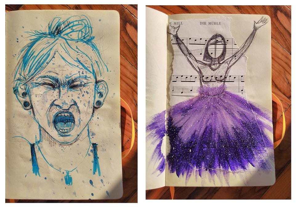 fedecattadraws before and after - image 4 - student project