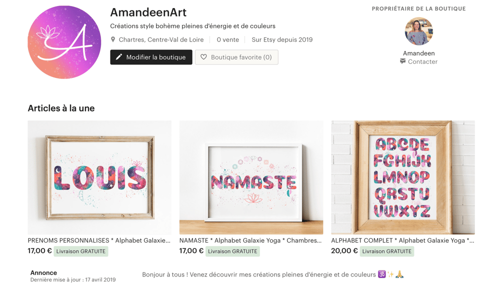 Etsy Shop ! - image 1 - student project