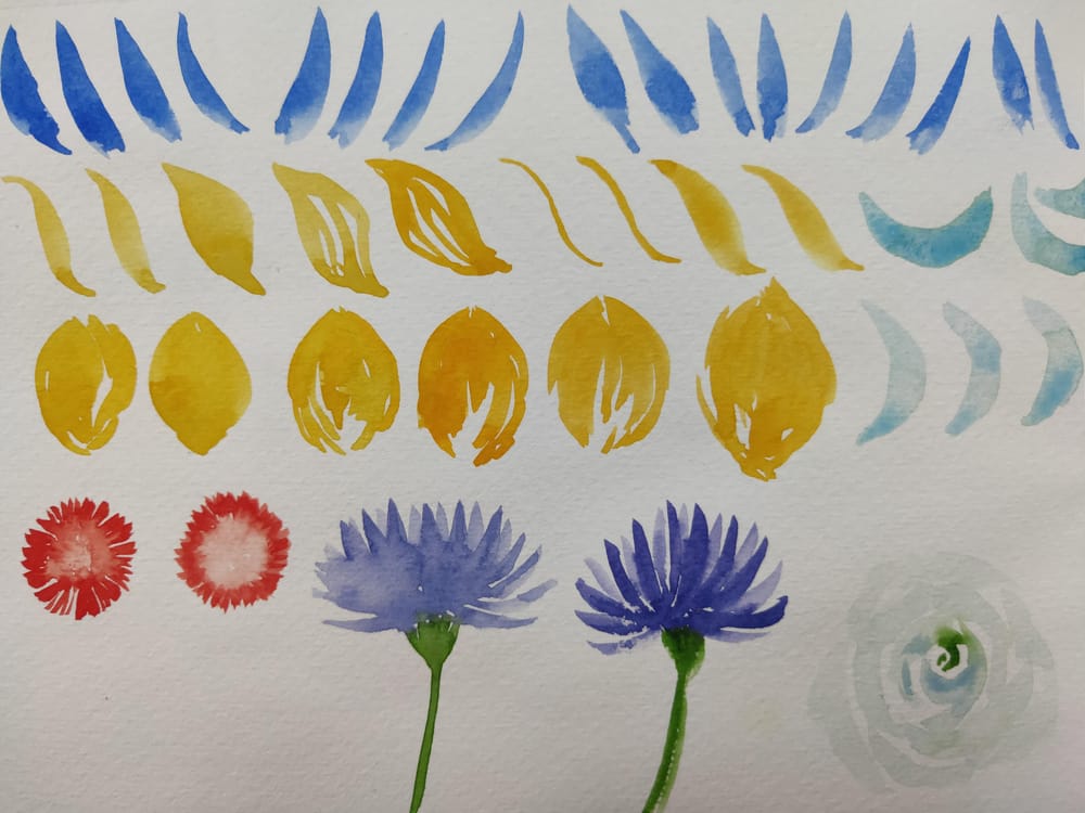 Watercolour Daffodils! - image 1 - student project