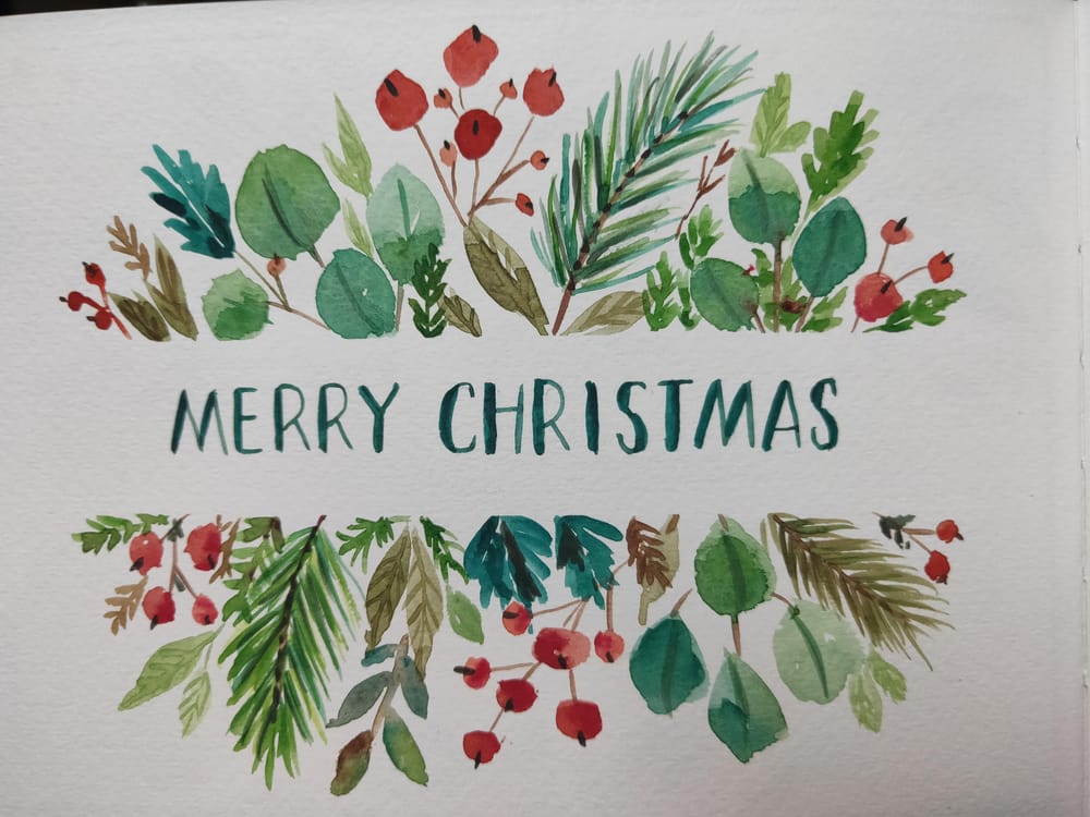 Loose Winter/Christmas Florals - image 12 - student project