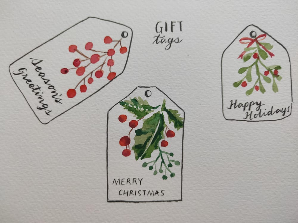 Loose Winter/Christmas Florals - image 13 - student project