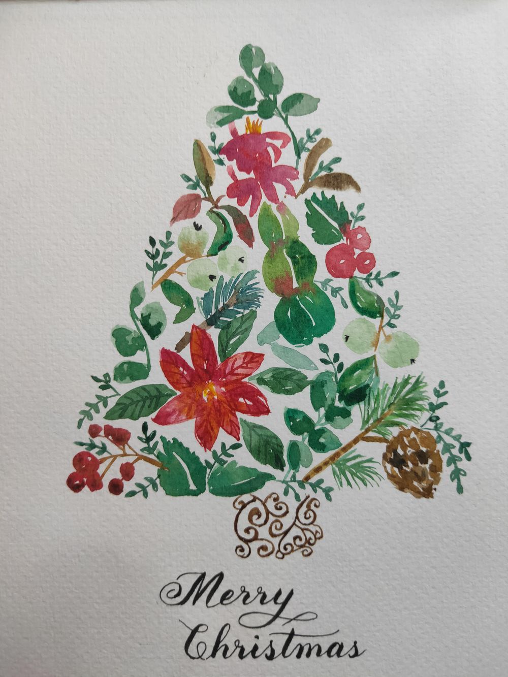 Loose Winter/Christmas Florals - image 10 - student project