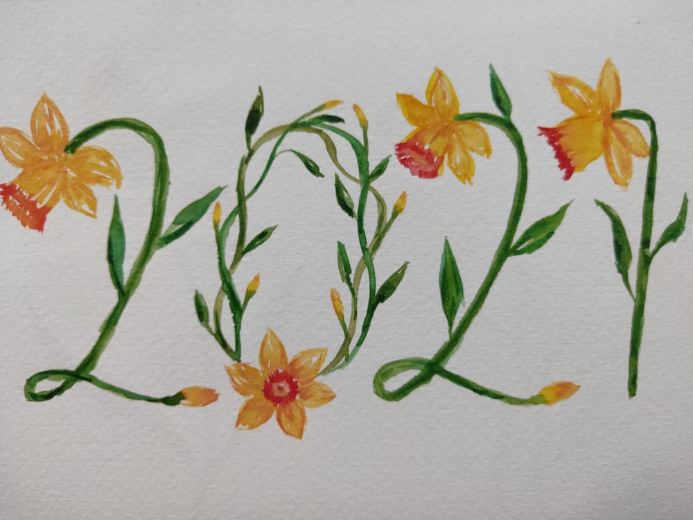 Watercolour Daffodils! - image 4 - student project