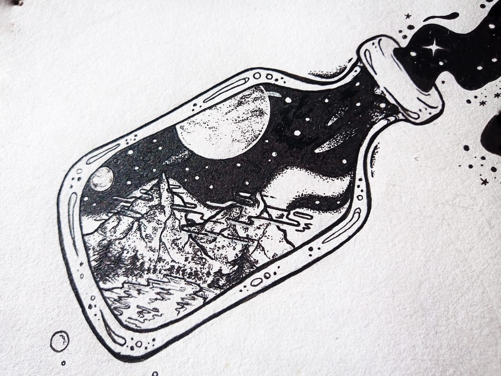 Space in a Bottle - image 2 - student project