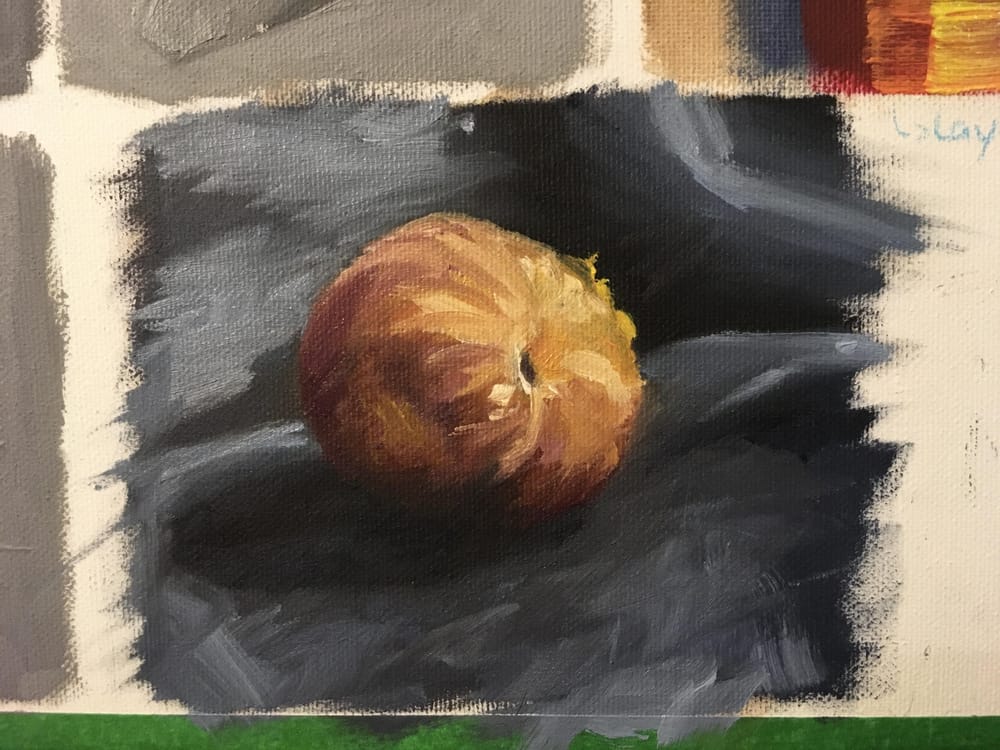 Alla Prima Peach Study Skillshare Student Project