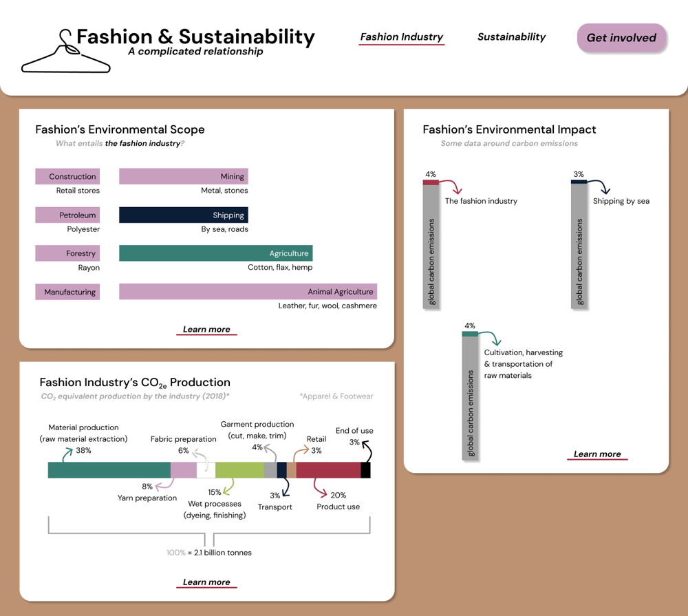 Fashion & Sustainability Infographics - image 5 - student project