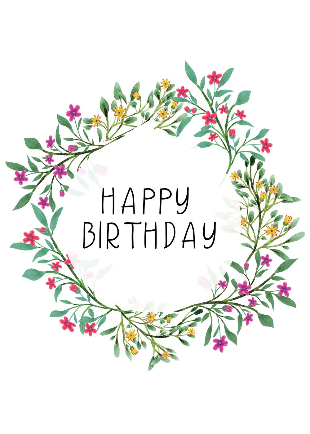 Birthday card - image 2 - student project