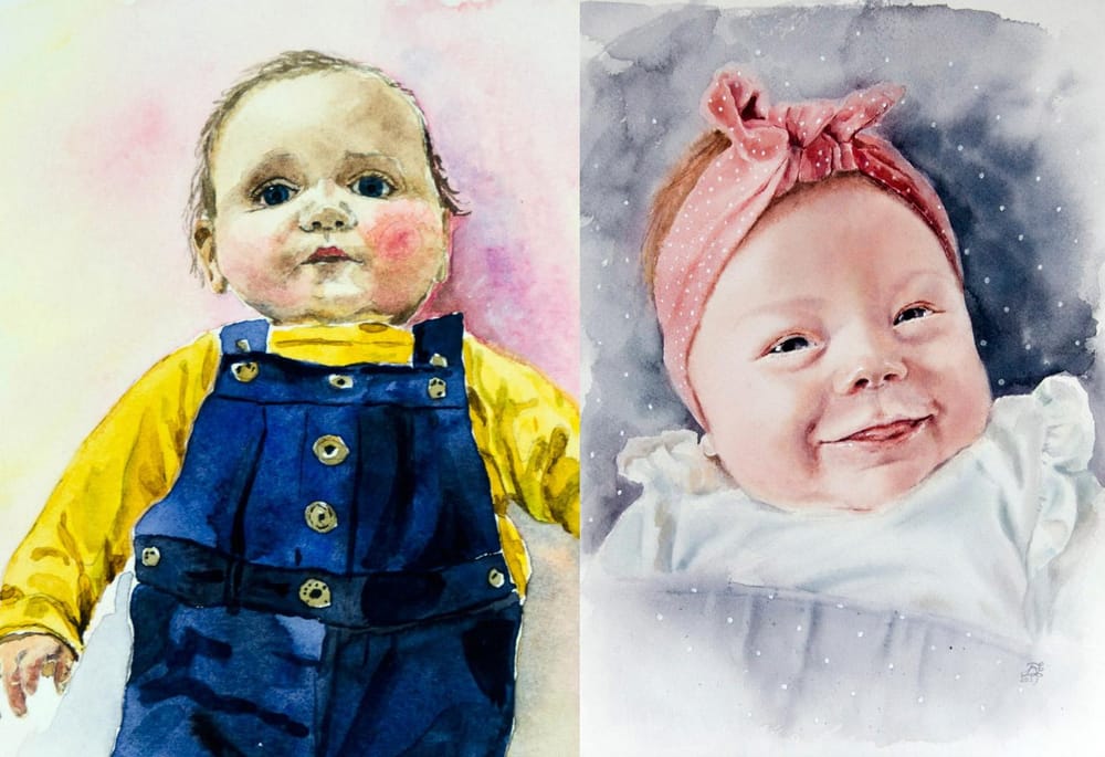 Hair, Fur and Down In Watercolor - Fluffy Duckling - image 5 - student project