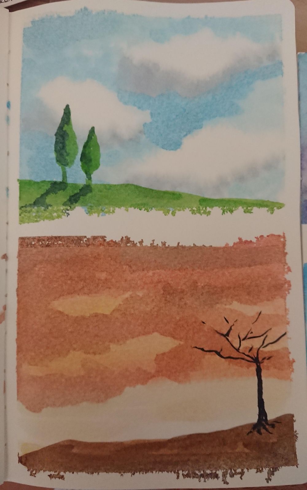 watercolor landscapes for beginners - image 1 - student project