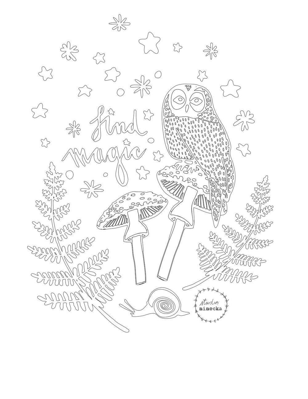 Studio Ninocka - Coloring Page - image 2 - student project