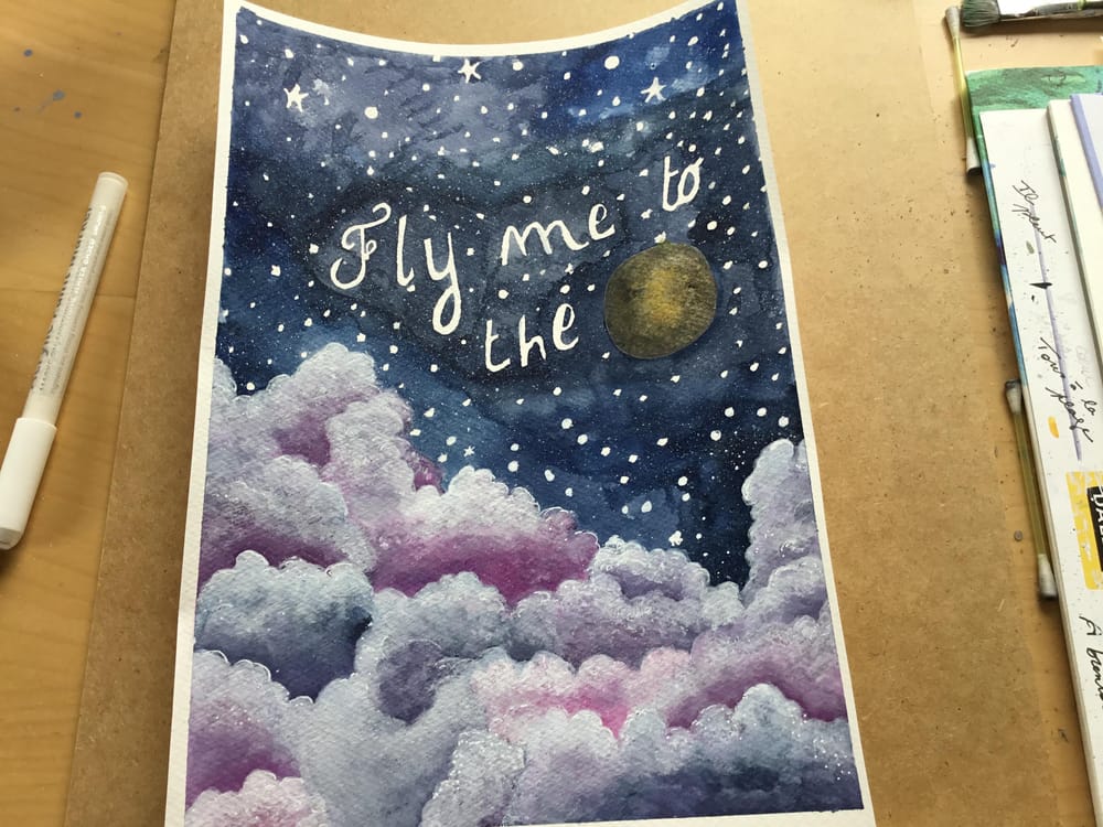 Fly me to the moon - image 7 - student project