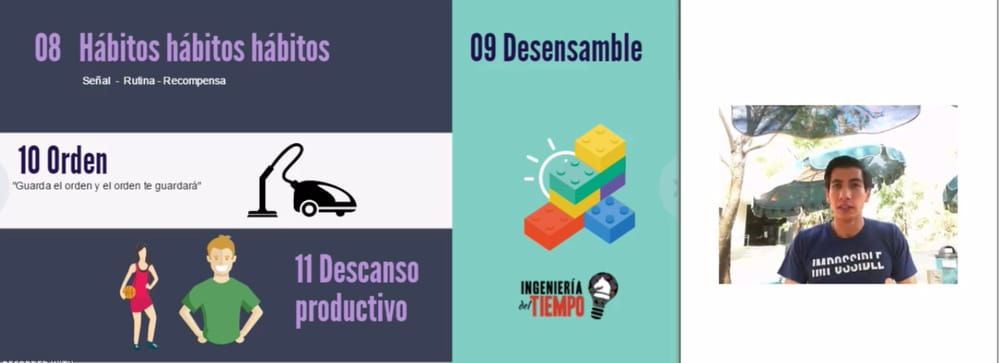 The Engineering of Time: How to Double you Productivity without losing your Life (Course in Spanish) - image 1 - student project
