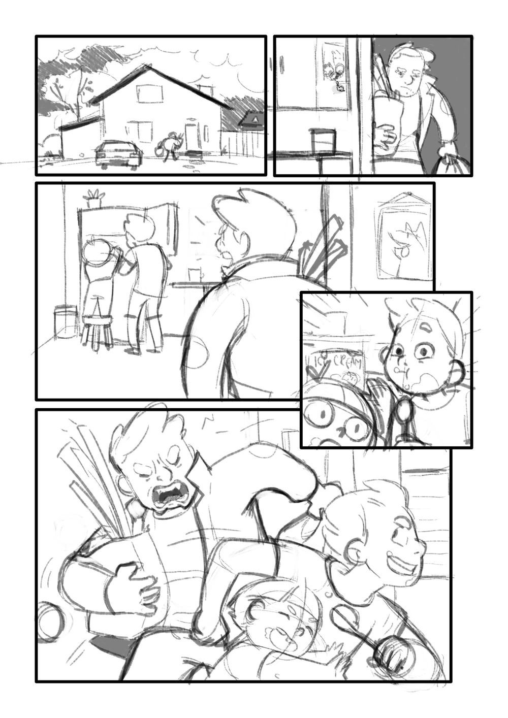Comic page exercise - image 1 - student project