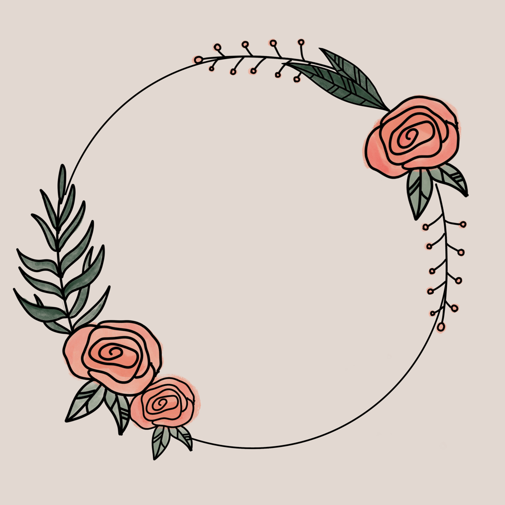 Wreath of flowers - image 1 - student project