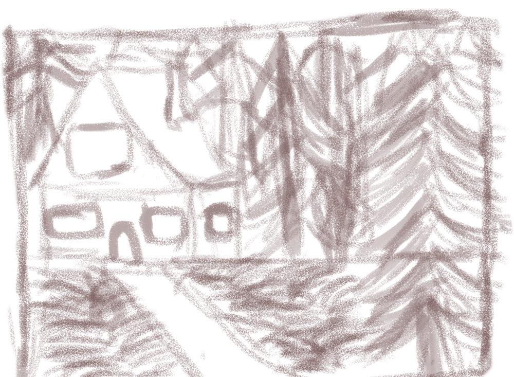 Attempt at a cabin in the woods at sunrise - image 5 - student project