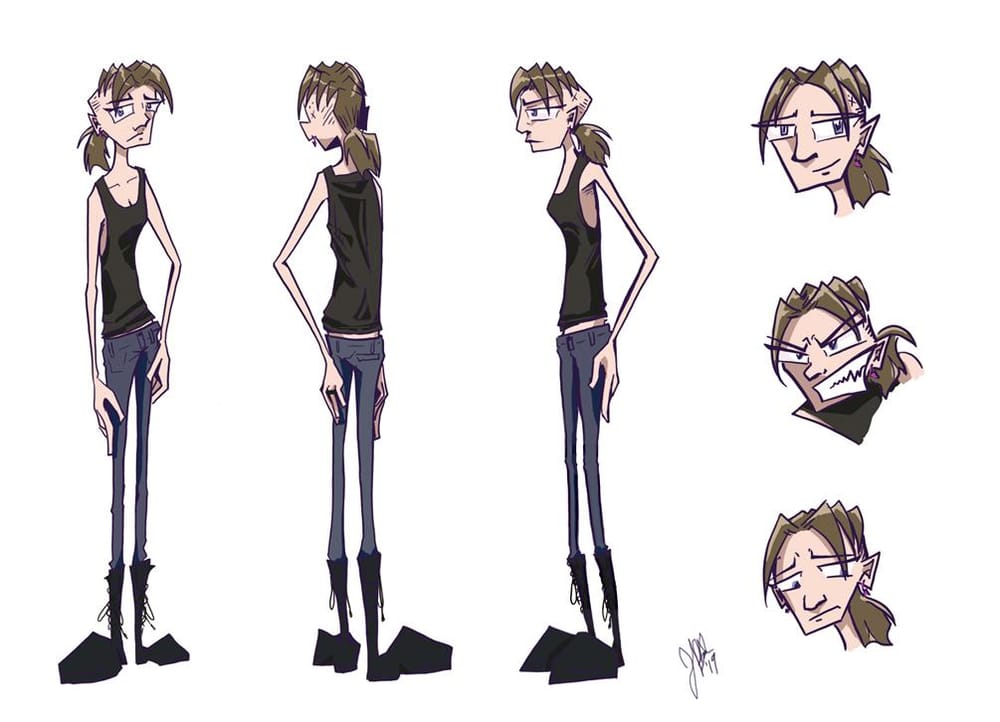Character Model Sheet - image 1 - student project