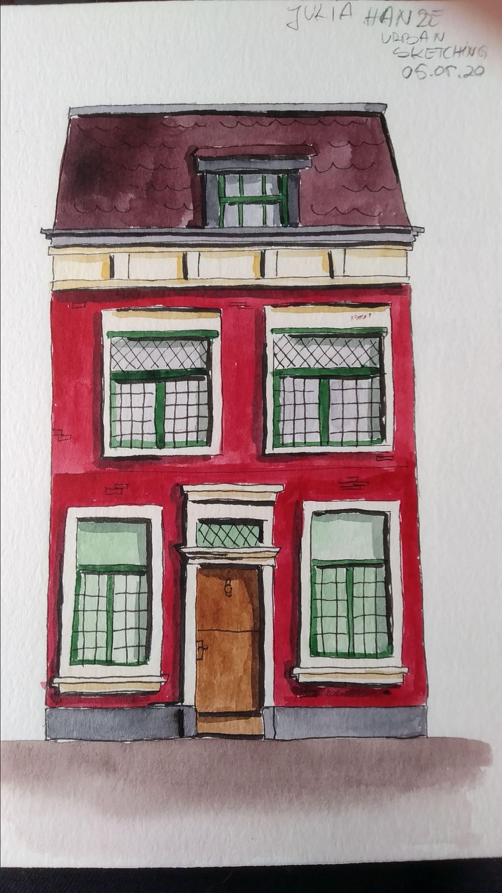 Urban Sketching - image 4 - student project