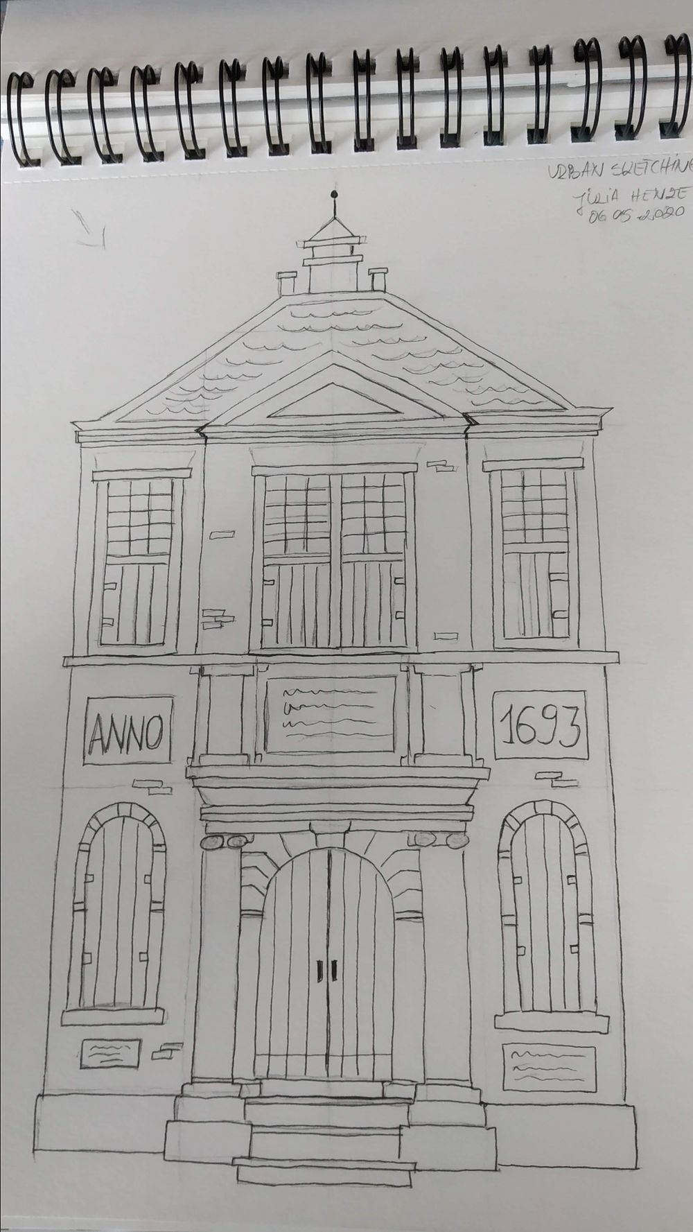 Urban Sketching - image 3 - student project