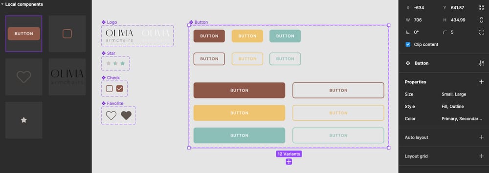 Figma UI UX Design Essentials - image 18 - student project