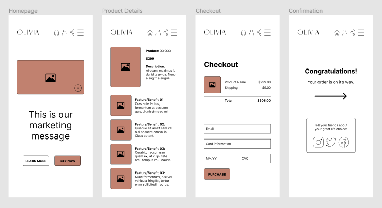 Figma UI UX Design Essentials - image 2 - student project