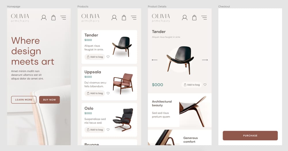 Figma UI UX Design Essentials - image 13 - student project