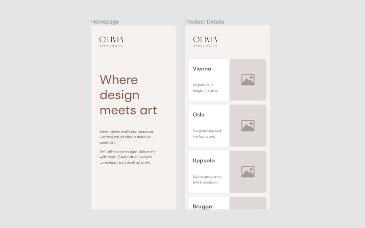 Figma UI UX Design Essentials - image 9 - student project