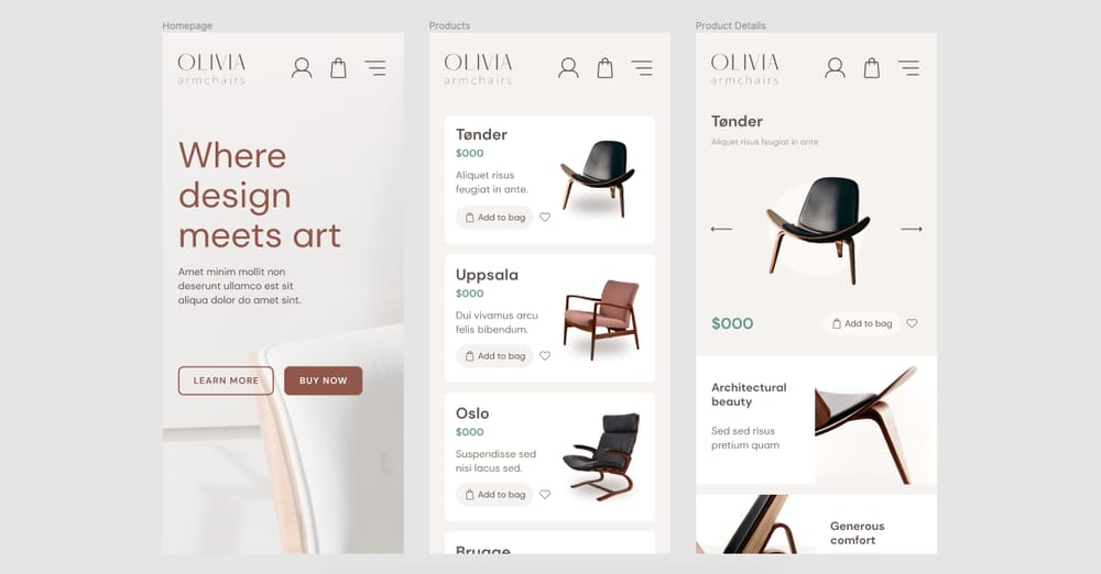 Figma UI UX Design Essentials - image 12 - student project