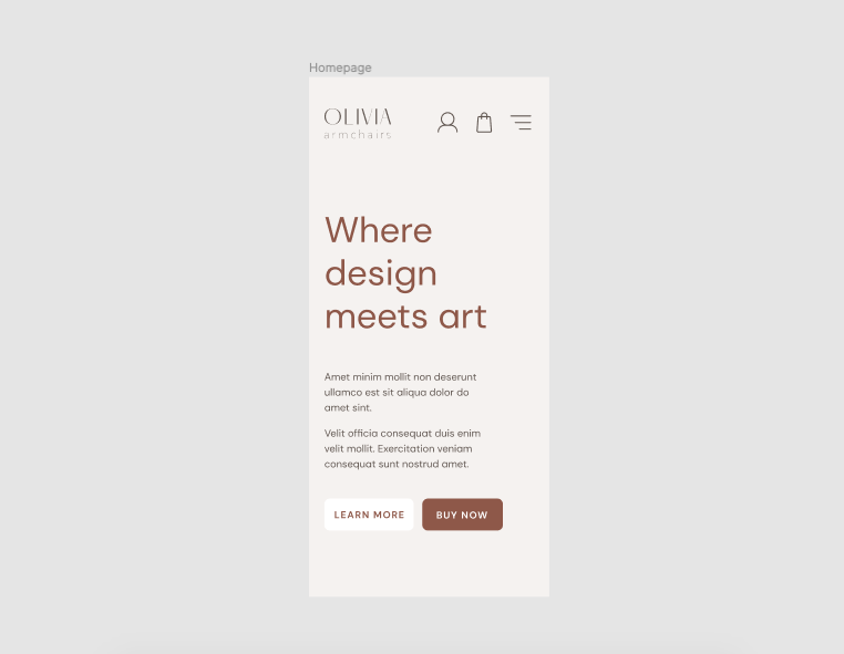 Figma UI UX Design Essentials - image 11 - student project