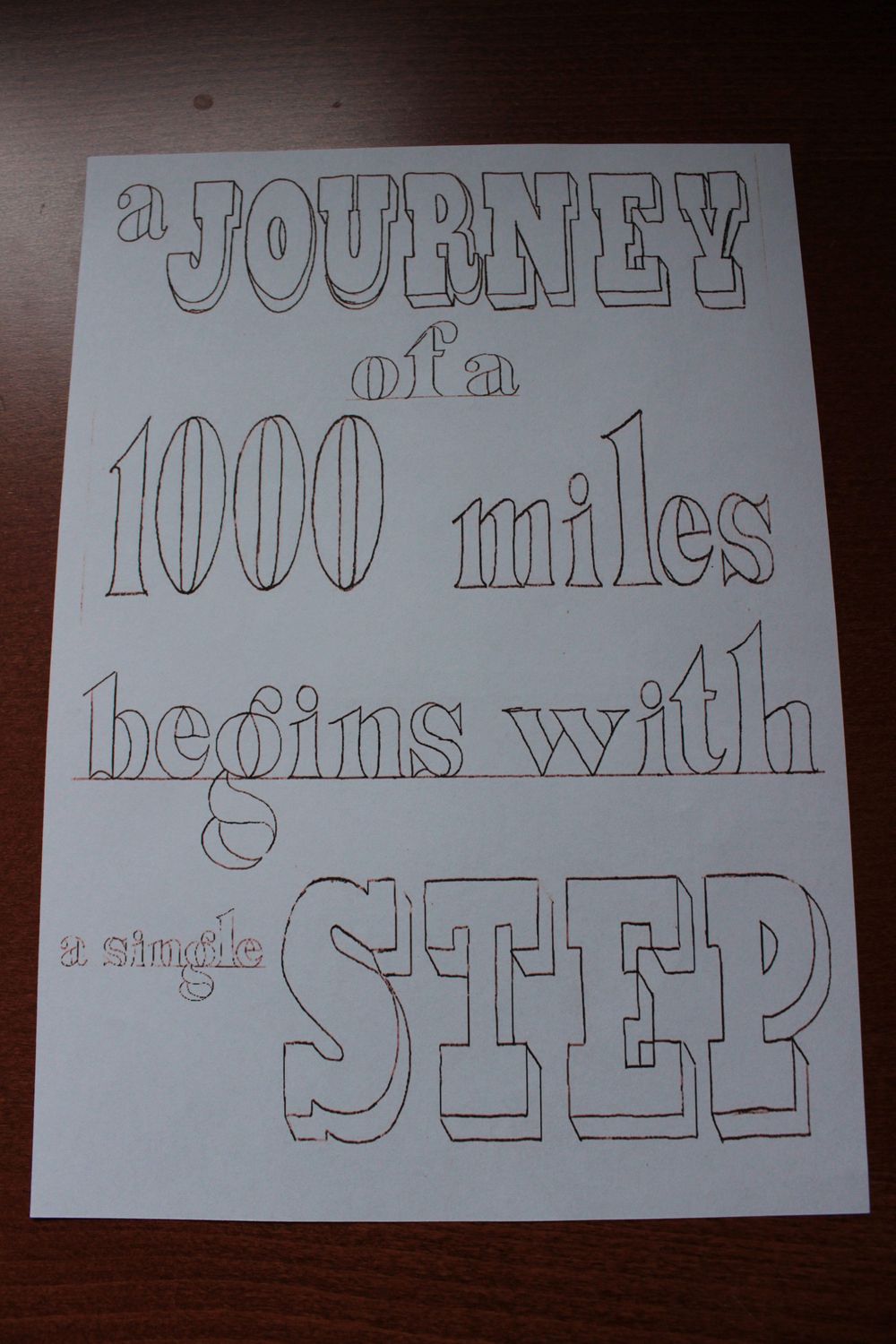 A single step - image 1 - student project