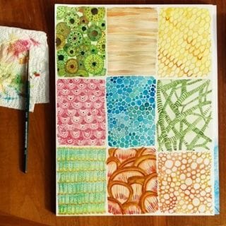 Swatches and Kookaburra Illustration - image 1 - student project