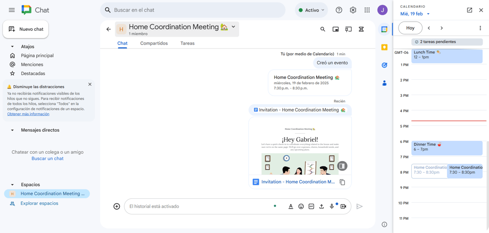 Fer's Google Workspace - image 5 - student project