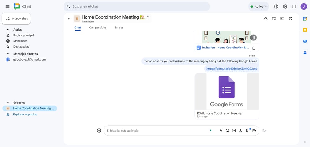 Fer's Google Workspace - image 6 - student project