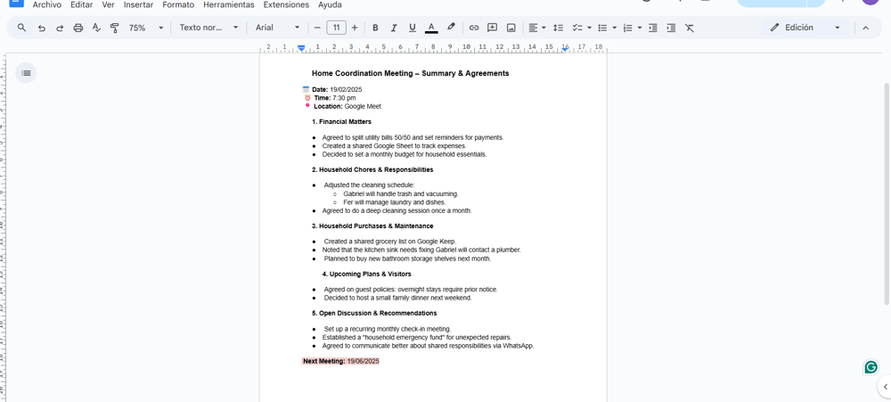 Fer's Google Workspace - image 9 - student project