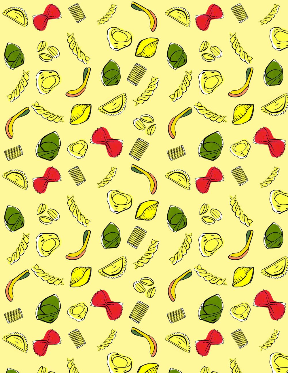 Pasta Pattern - image 1 - student project