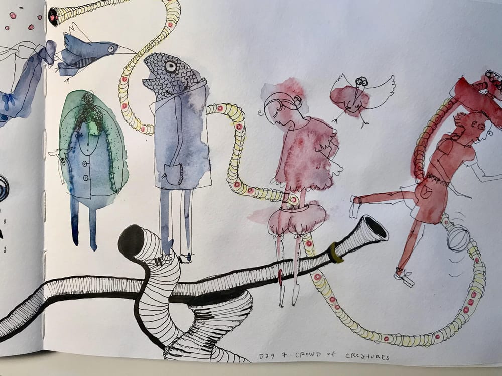 My 14 days of Fearless Art - image 4 - student project