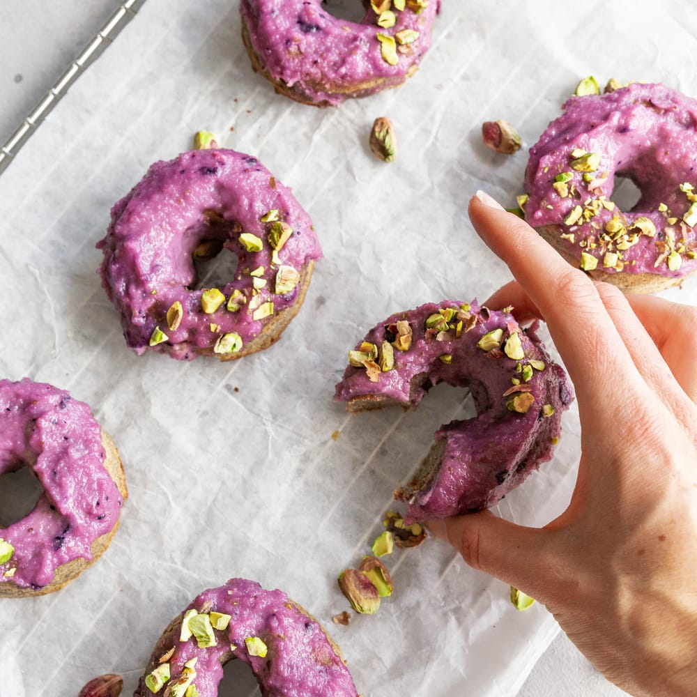 Blackberry Pistache Donuts - image 3 - student project