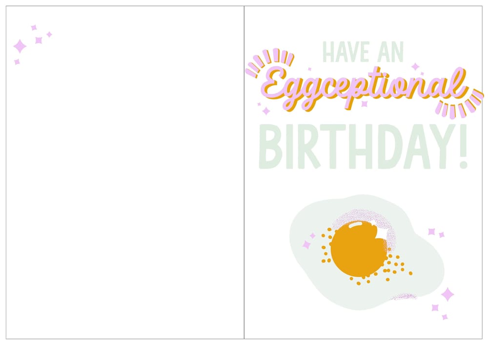 Have an Eggceptional Birthday - image 2 - student project