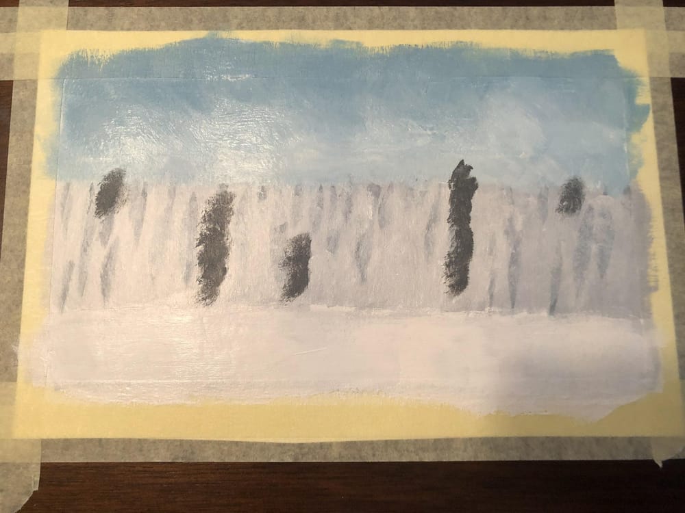 Snowy Trees - image 5 - student project