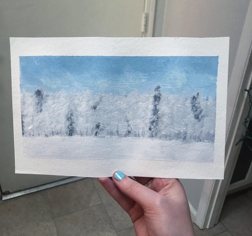 Snowy Trees - image 7 - student project