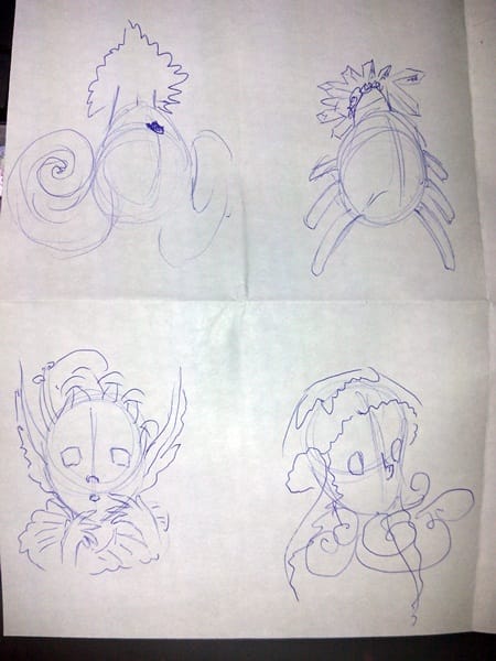 Bat girl with mushrooms topping - image 1 - student project